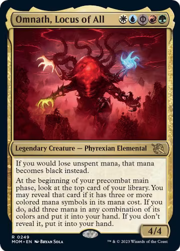 Omnath, Locus of All (249), March of the Machine — Magic card price