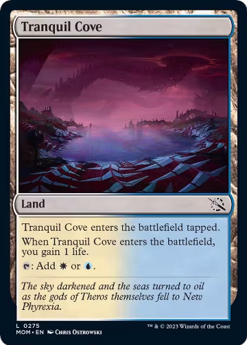 Tranquil Cove (275), March of the Machine — Magic card price