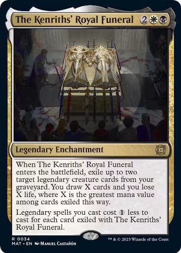 The Kenriths' Royal Funeral (34), March of the Machine: The Aftermath — Magic card price