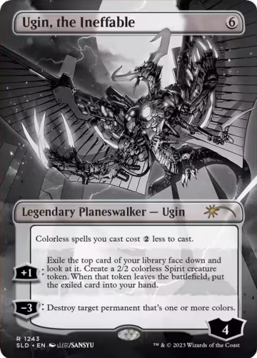 Ugin, the Ineffable (Borderless) (1243), Secret Lair Drop Series — Magic card price