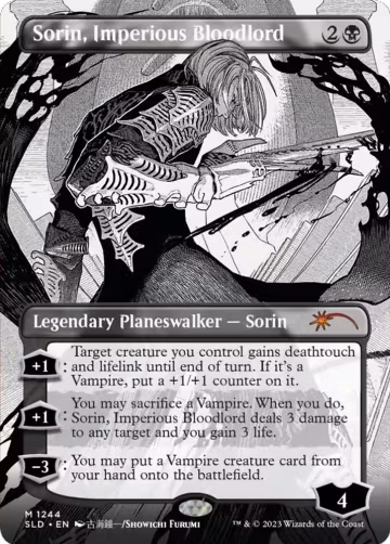 Sorin, Imperious Bloodlord (Borderless) (1244), Secret Lair Drop Series — Magic card price