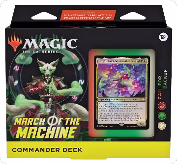 March of the Machine Commander Deck - Call For Backup, Commander: March of the Machine — Magic sealed product price