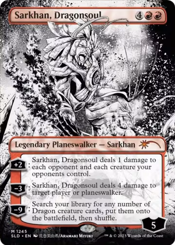 Sarkhan, Dragonsoul (Borderless) (1245), Secret Lair Drop Series — Magic card price