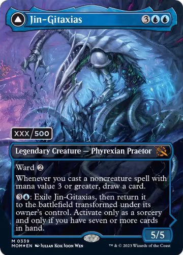 Jin-Gitaxias (Serial Numbered) (339), March of the Machine — Magic card price