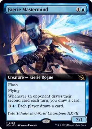 Faerie Mastermind (Extended Art) (352), March of the Machine — Magic card price
