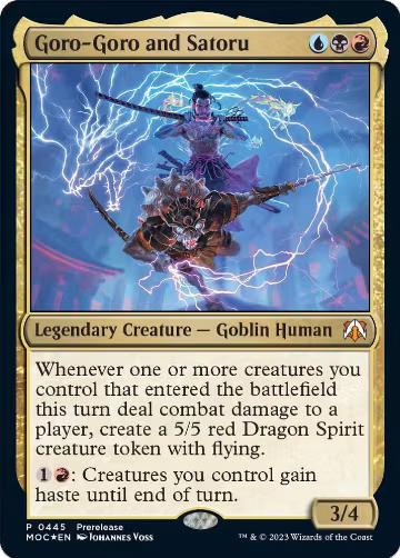 Goro-Goro and Satoru (445), Prerelease Cards — Magic card price