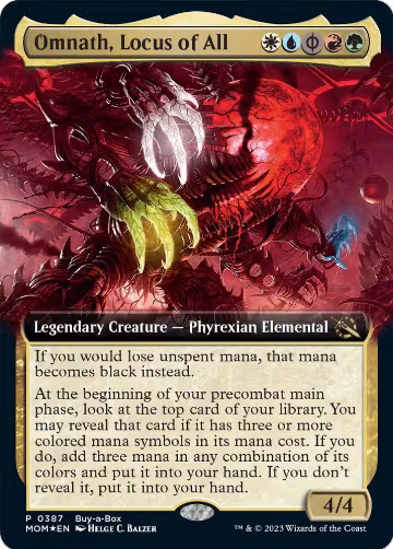 Omnath, Locus of All (387), Buy-A-Box Promos — Magic card price