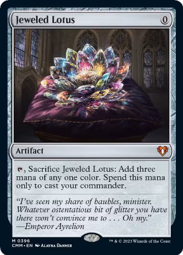 Jeweled Lotus (396), Commander Masters — Magic card price