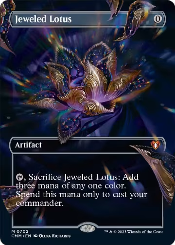 Jeweled Lotus (Borderless) (702), Commander Masters — Magic card price