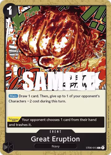 Great Eruption (ST06-015) — card price