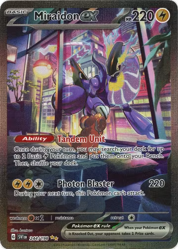 Miraidon ex - 244/198 (244/198), Scarlet & Violet Base Set — Pokémon card price