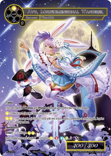Ayu, Multidimensional Wanderer (RL2303), Promo Cards — Force of Will card price