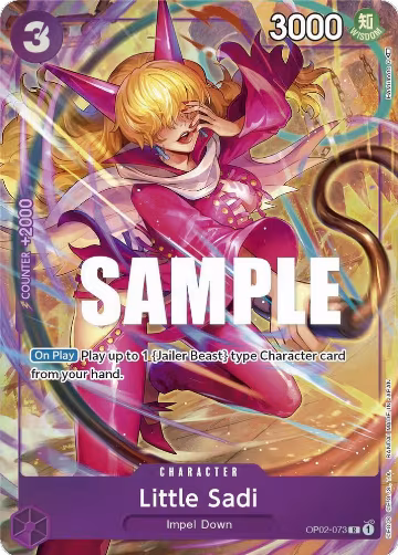Little Sadi (Alternate Art) (OP02-073), Paramount War — One Piece card price