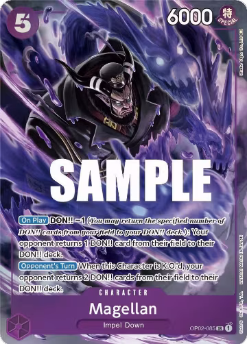 Magellan (085) (Alternate Art) (OP02-085), Paramount War — One Piece card price