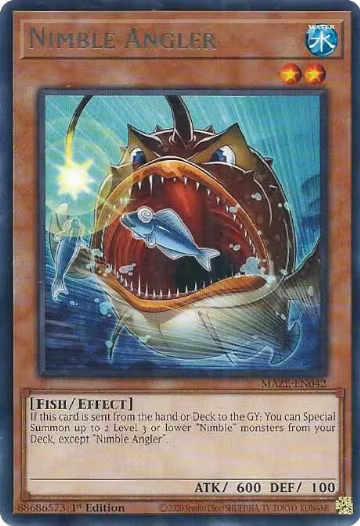 Nimble Angler (MAZE-EN042), Maze of Memories — Yu-Gi-Oh! card price