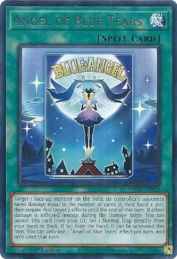 Angel of Blue Tears (MAZE-EN029), Maze of Memories — Yu-Gi-Oh! card price