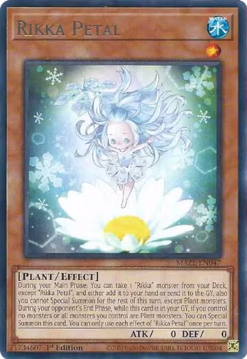 Rikka Petal (MAZE-EN047), Maze of Memories — Yu-Gi-Oh! card price