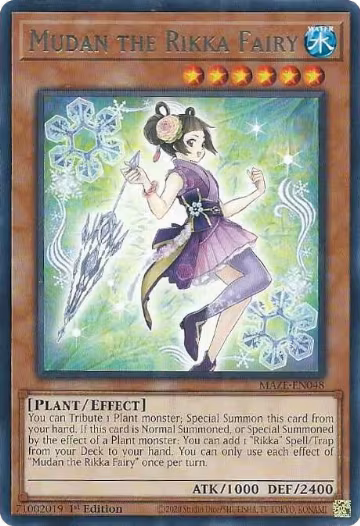 Mudan the Rikka Fairy (MAZE-EN048), Maze of Memories — Yu-Gi-Oh! card price
