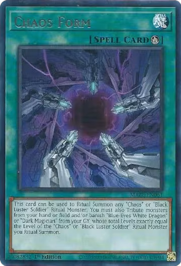 Chaos Form (MAZE-EN061), Maze of Memories — Yu-Gi-Oh! card price