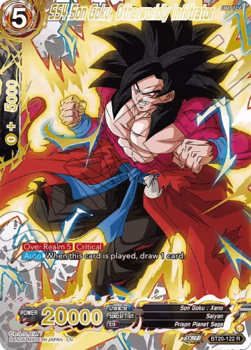 SS4 Son Goku, Otherworldly Infiltrator (Gold-Stamped) (BT20-122), Power Absorbed — DB Super card price