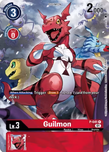Guilmon (Digimon Royal Knights Card Set) (P-041 P), Digimon Promotion Cards — Digimon card price