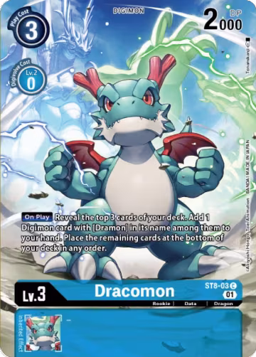 Dracomon (Digimon Royal Knights Card Set) (ST8-03 C), Starter Deck 08: Ulforce Veedramon — Digimon card price