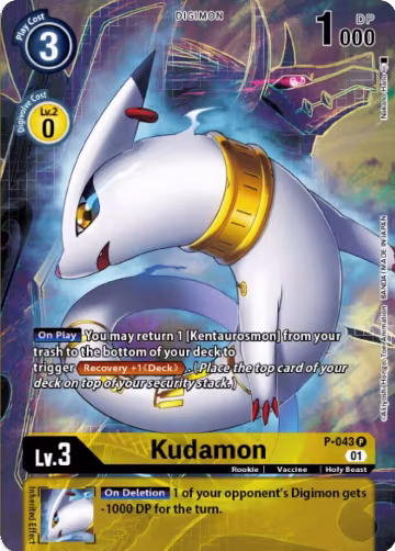 Kudamon (Digimon Royal Knights Card Set) (P-043 P), Digimon Promotion Cards — Digimon card price