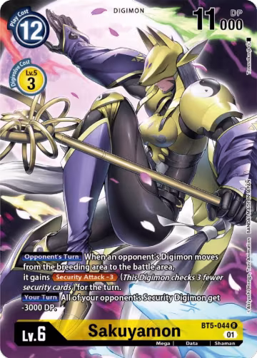Sakuyamon (Digimon Card Game Deck Box Set) (BT5-044 R), Battle of Omni — Digimon card price