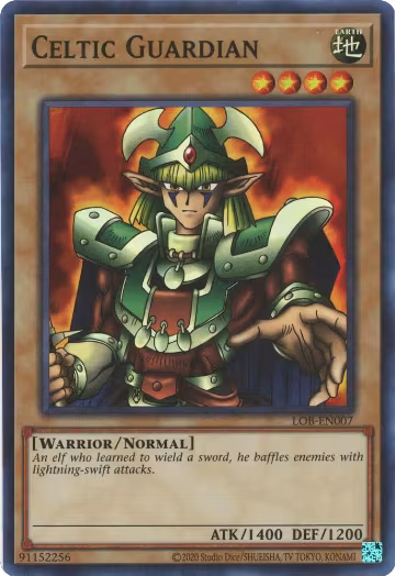 Celtic Guardian (LOB-EN007), Legend of Blue Eyes White Dragon (25th Anniversary Edition) — Yu-Gi-Oh! card price