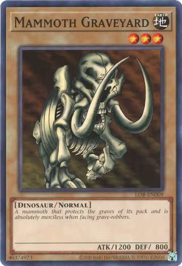 Mammoth Graveyard (LOB-EN009), Legend of Blue Eyes White Dragon (25th Anniversary Edition) — Yu-Gi-Oh! card price