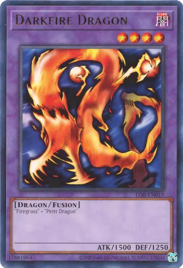 Darkfire Dragon (LOB-EN019), Legend of Blue Eyes White Dragon (25th Anniversary Edition) — Yu-Gi-Oh! card price