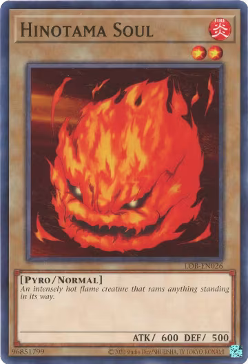Hinotama Soul (LOB-EN026), Legend of Blue Eyes White Dragon (25th Anniversary Edition) — Yu-Gi-Oh! card price