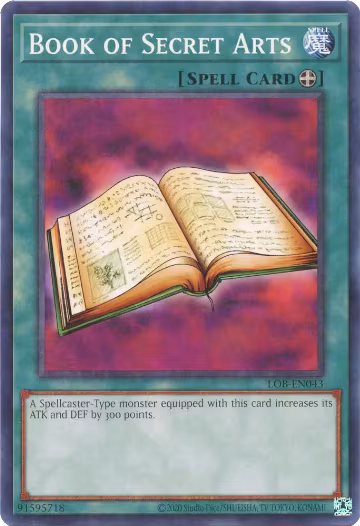 Book of Secret Arts (LOB-EN043), Legend of Blue Eyes White Dragon (25th Anniversary Edition) — Yu-Gi-Oh! card price