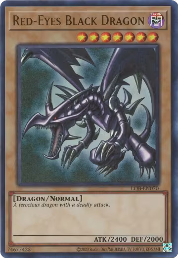 Red-Eyes Black Dragon (LOB-EN070) — card price
