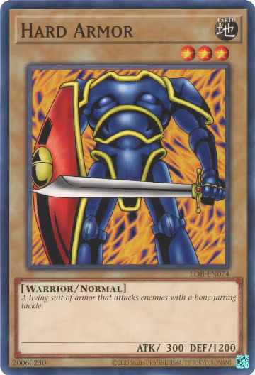 Hard Armor (LOB-EN074), Legend of Blue Eyes White Dragon (25th Anniversary Edition) — Yu-Gi-Oh! card price
