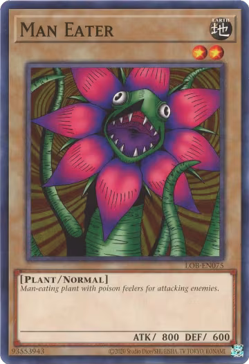 Man Eater (LOB-EN075), Legend of Blue Eyes White Dragon (25th Anniversary Edition) — Yu-Gi-Oh! card price