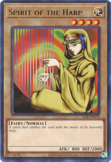 Spirit of the Harp (LOB-EN078), Legend of Blue Eyes White Dragon (25th Anniversary Edition) — Yu-Gi-Oh! card price