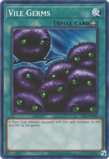 Vile Germs (LOB-EN090), Legend of Blue Eyes White Dragon (25th Anniversary Edition) — Yu-Gi-Oh! card price