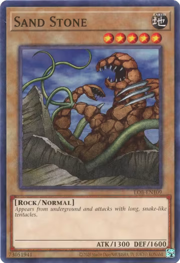 Sand Stone (LOB-EN109), Legend of Blue Eyes White Dragon (25th Anniversary Edition) — Yu-Gi-Oh! card price