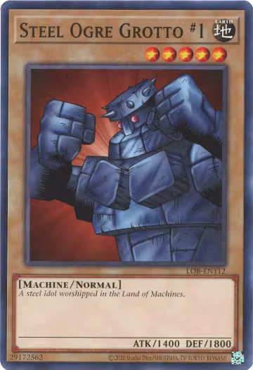 Steel Ogre Grotto #1 (LOB-EN112), Legend of Blue Eyes White Dragon (25th Anniversary Edition) — Yu-Gi-Oh! card price