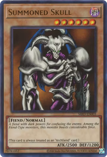 Summoned Skull (MRD-EN003), Metal Raiders (25th Anniversary Edition) — Yu-Gi-Oh! card price