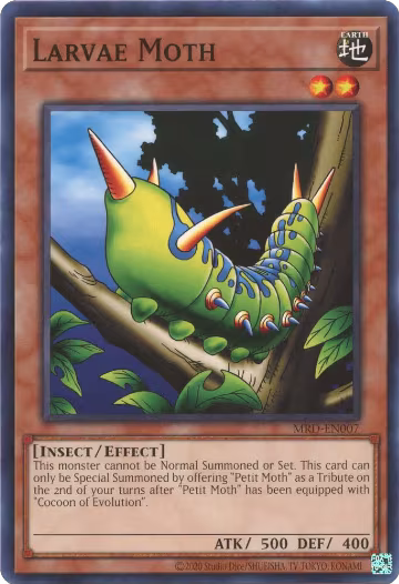 Larvae Moth (MRD-EN007), Metal Raiders (25th Anniversary Edition) — Yu-Gi-Oh! card price