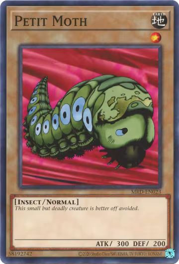 Petit Moth (MRD-EN023), Metal Raiders (25th Anniversary Edition) — Yu-Gi-Oh! card price