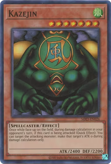 Kazejin (MRD-EN026), Metal Raiders (25th Anniversary Edition) — Yu-Gi-Oh! card price
