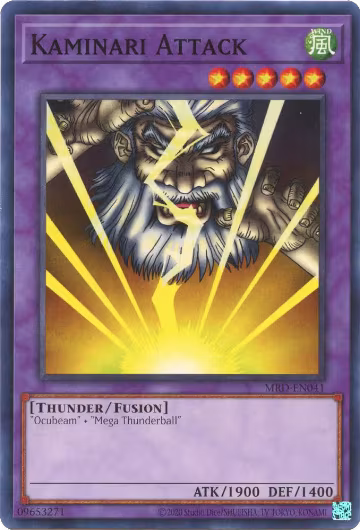 Kaminari Attack (MRD-EN041), Metal Raiders (25th Anniversary Edition) — Yu-Gi-Oh! card price