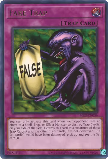 Fake Trap (MRD-EN056), Metal Raiders (25th Anniversary Edition) — Yu-Gi-Oh! card price