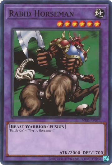 Rabid Horseman (MRD-EN077), Metal Raiders (25th Anniversary Edition) — Yu-Gi-Oh! card price