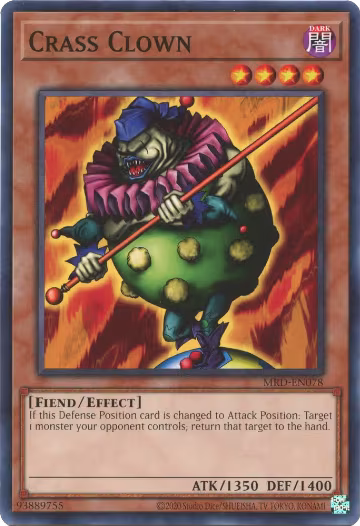 Crass Clown (MRD-EN078), Metal Raiders (25th Anniversary Edition) — Yu-Gi-Oh! card price