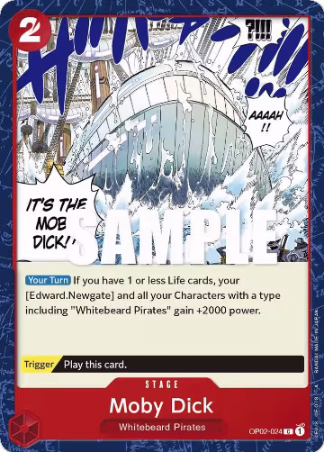 Moby Dick (OP02-024), Paramount War — One Piece card price
