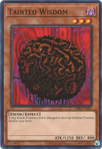Tainted Wisdom (MRD-EN081), Metal Raiders (25th Anniversary Edition) — Yu-Gi-Oh! card price